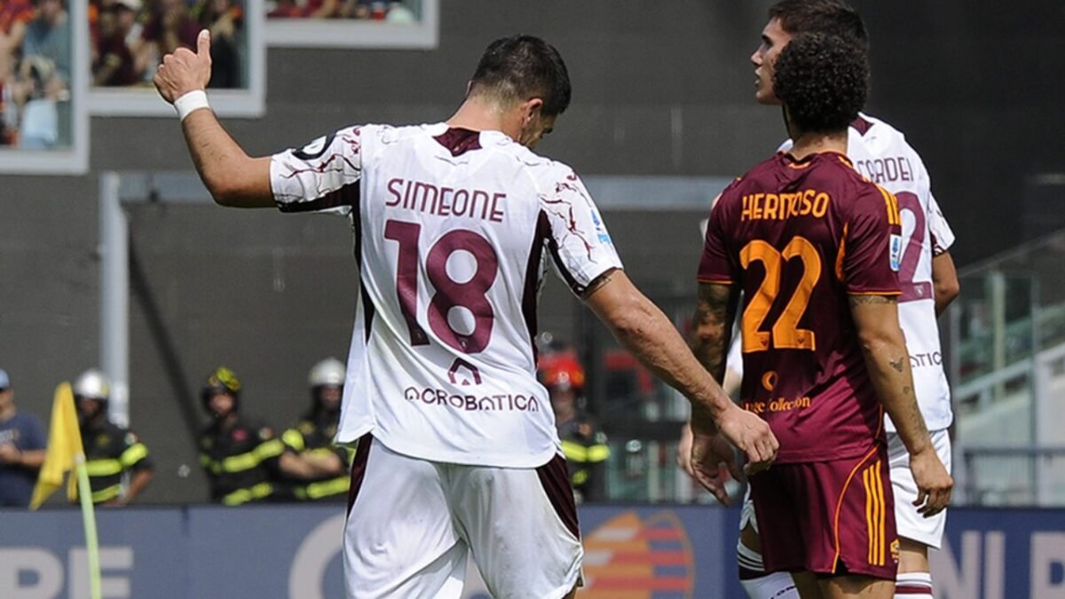 Torino-Roma, i convocati di Abate. Simeone c’è, out Adams