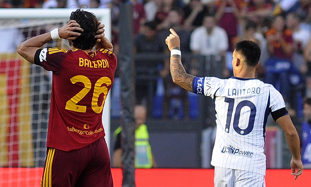 Roma-Inter 2-2: Koné illude l’Olimpico, Lautaro firma la rimonta