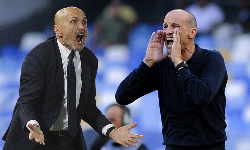 Juventus-Napoli, stesso punteggio e 11 punti dalla vetta