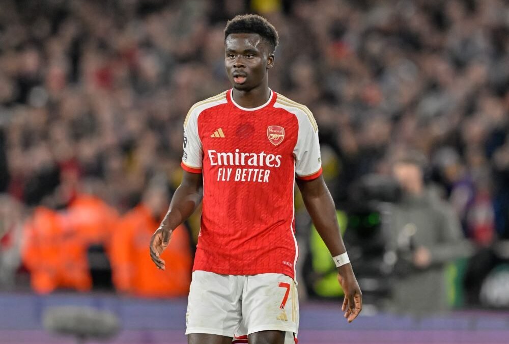 Arsenal, grave il problema di Saka: rischia 2 mesi di stop