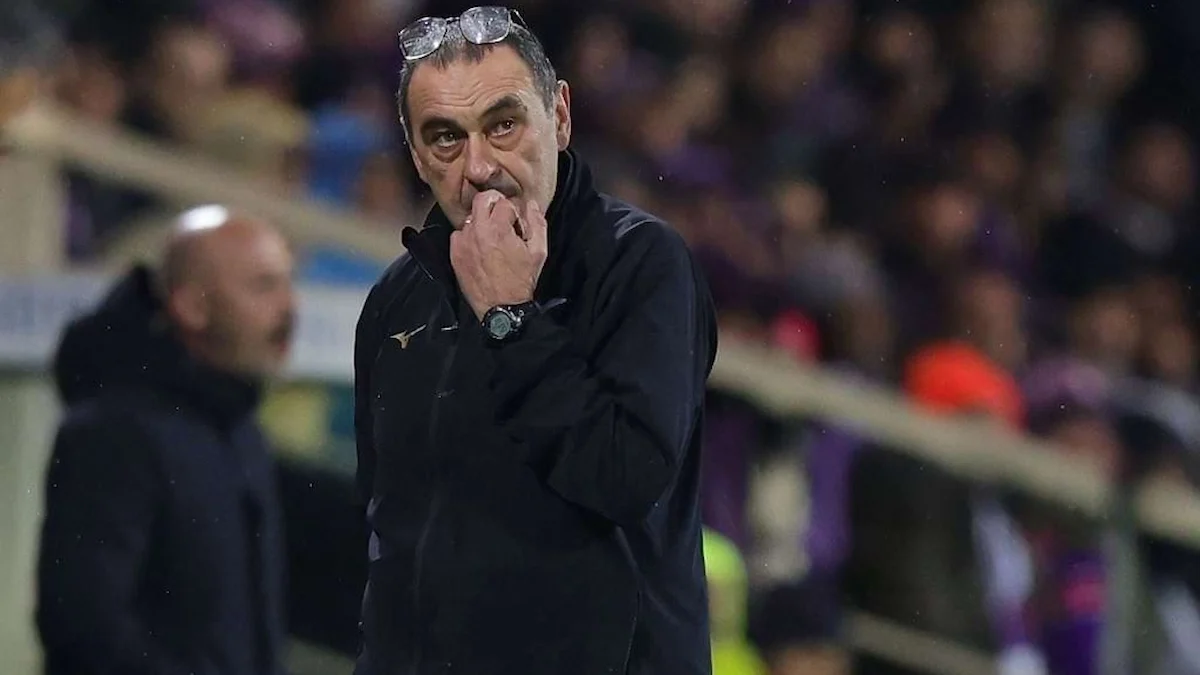 Atalanta, Sarri polemico con Chiffi dopo il ko di San Siro