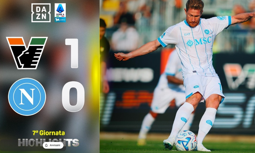 Venezia-Napoli 1-0 Gol e Highlights