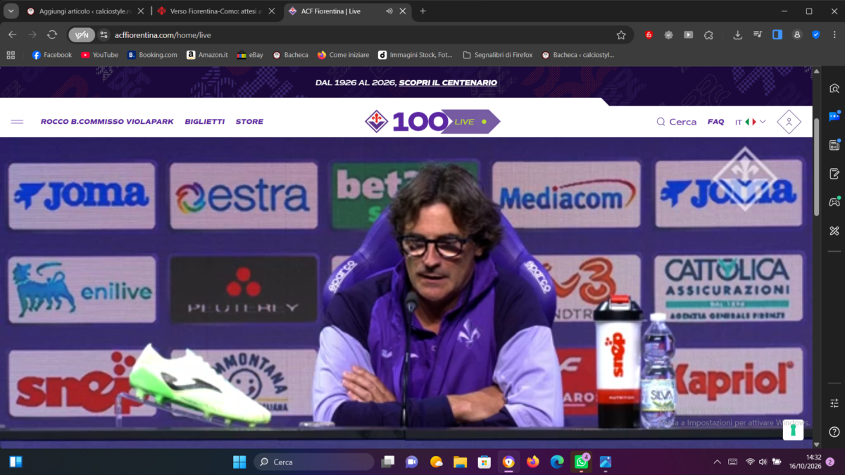 Conferenza stampa Vanoli per Inter-Fiorentina